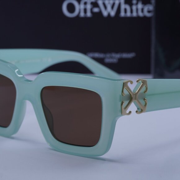Off-White OERI14D MYSTIC 5364 Square Sunglasses – Sage/Brown - Picture 2 of 10